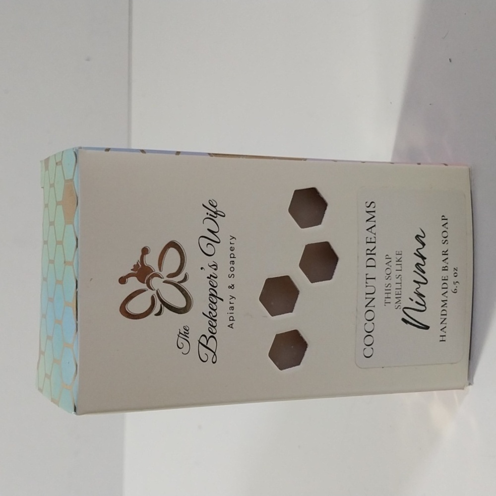 The Beekeeper's Wife  6.5oz Bar Soap - Coconut Dreams - Nirvana